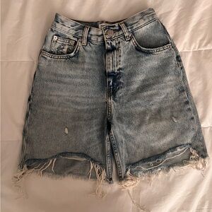 Pull&Bear Light Blue Denim Jeans shorts